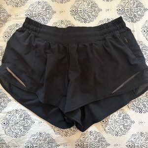 Lululemon Black Hotty Hot Shorts